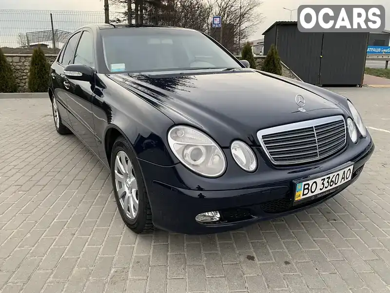 Седан Mercedes-Benz E-Class 2003 1.8 л. Автомат обл. Тернопільська, Тернопіль - Фото 1/21