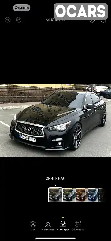 Седан Infiniti Q50 2019 3 л. Автомат обл. Киевская, Киев - Фото 1/14