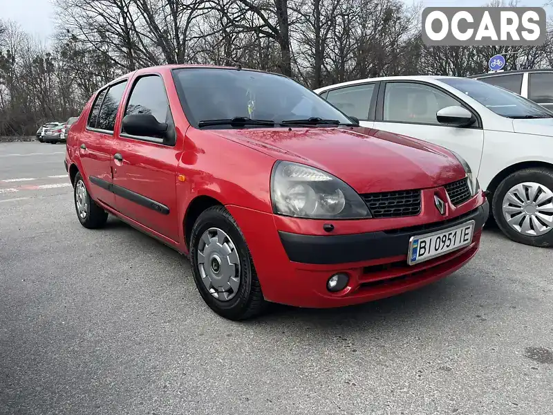 Седан Renault Clio Symbol 2004 1.39 л. Ручна / Механіка обл. Полтавська, Полтава - Фото 1/18