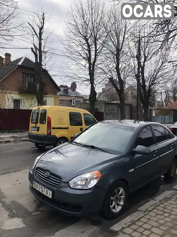 Седан Hyundai Accent 2006 1.5 л. Ручная / Механика обл. Хмельницкая, Хмельницкий - Фото 1/6