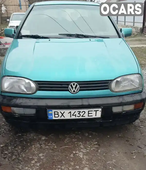 Хэтчбек Volkswagen Golf 1992 1.6 л. Ручная / Механика обл. Хмельницкая, Полонное - Фото 1/6