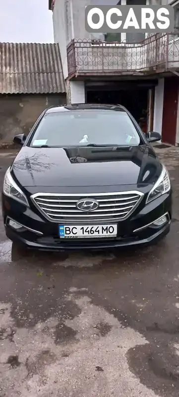 Седан Hyundai Sonata 2015 2.36 л. Автомат обл. Львівська, Львів - Фото 1/17