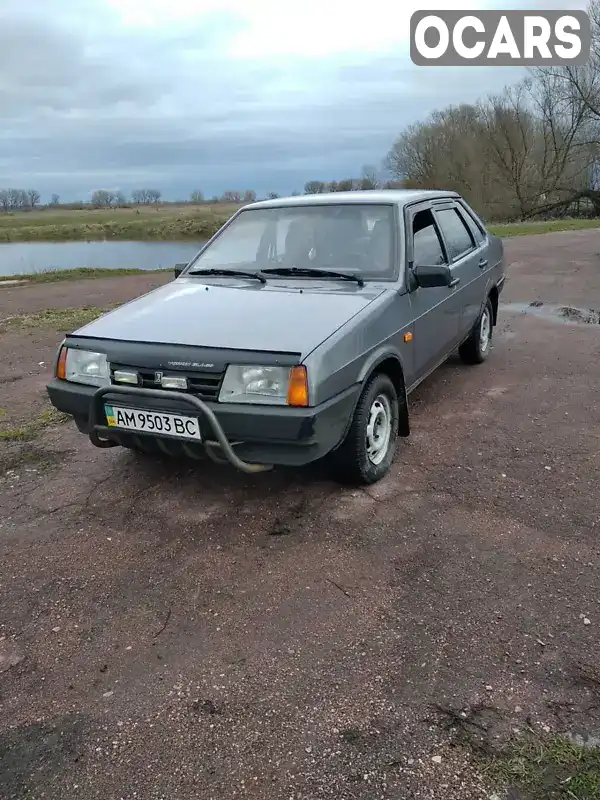 Седан ВАЗ / Lada 21099 2008 1.6 л. Ручна / Механіка обл. Житомирська, Овруч - Фото 1/7