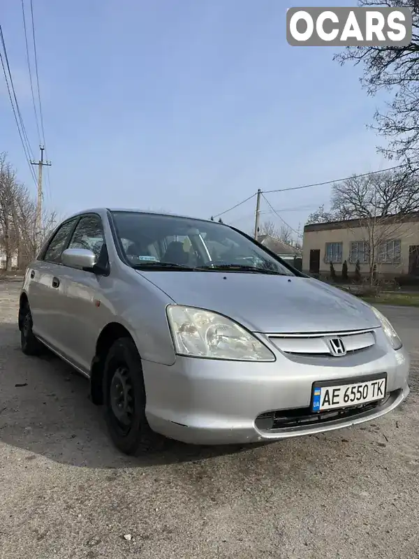 Хэтчбек Honda Civic 2002 1.4 л. Ручная / Механика обл. Днепропетровская, Новомосковск - Фото 1/16