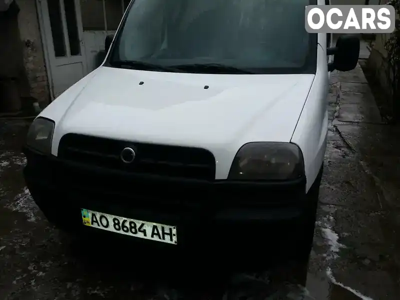 Мінівен Fiat Doblo 2002 1.91 л. Ручна / Механіка обл. Закарпатська, Тячів - Фото 1/11