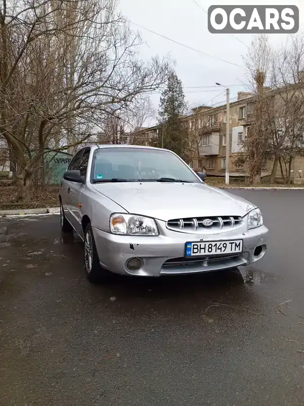 Ліфтбек Hyundai Accent 2000 1.34 л. Ручна / Механіка обл. Одеська, Ізмаїл - Фото 1/7