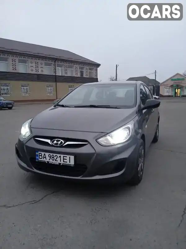 Седан Hyundai Accent 2012 1.4 л. Ручна / Механіка обл. Кіровоградська, Гайворон - Фото 1/13