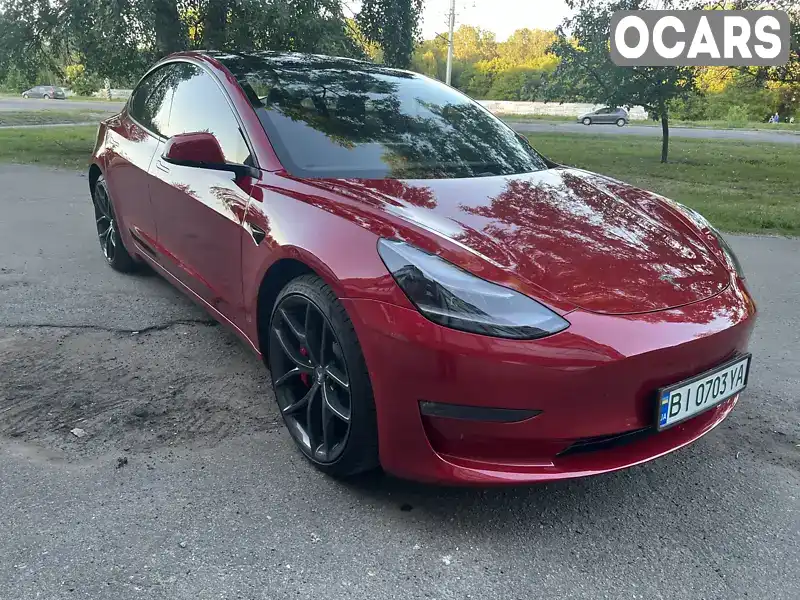 Седан Tesla Model 3 2021 null_content л. Автомат обл. Полтавська, Полтава - Фото 1/16