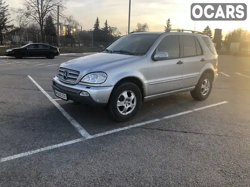 Позашляховик / Кросовер Mercedes-Benz M-Class 2003 2.69 л. Автомат обл. Житомирська, Житомир - Фото 1/8