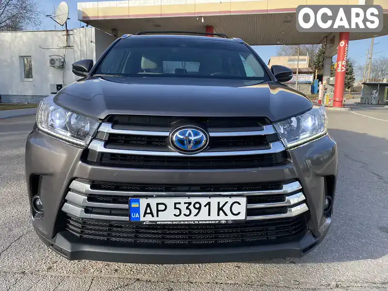 Внедорожник / Кроссовер Toyota Highlander 2017 3.46 л. обл. Запорожская, Запорожье - Фото 1/21