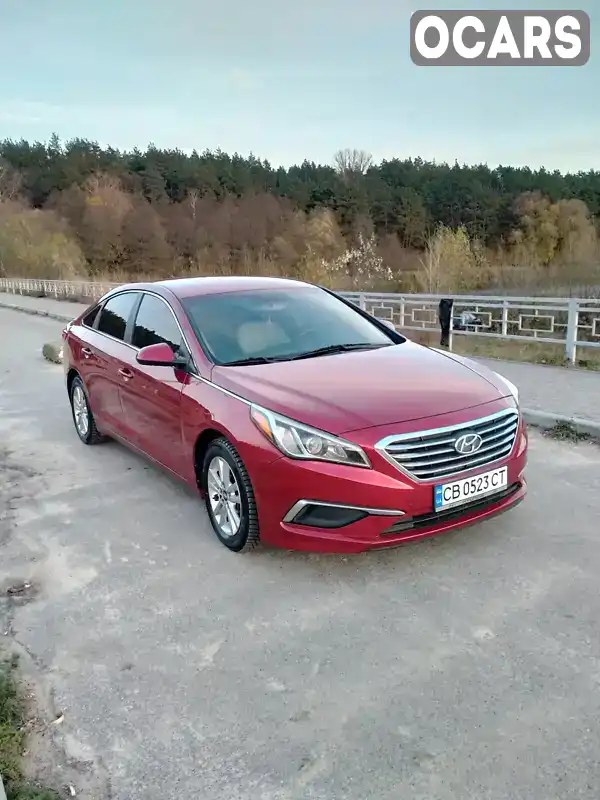 Седан Hyundai Sonata 2015 2.36 л. Автомат обл. Чернігівська, Чернігів - Фото 1/21