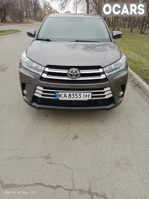 Позашляховик / Кросовер Toyota Highlander 2017 2.67 л. Автомат обл. Чернігівська, Прилуки - Фото 1/18