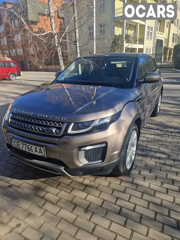 Внедорожник / Кроссовер Land Rover Range Rover Evoque 2017 2 л. Автомат обл. Черновицкая, Черновцы - Фото 1/21