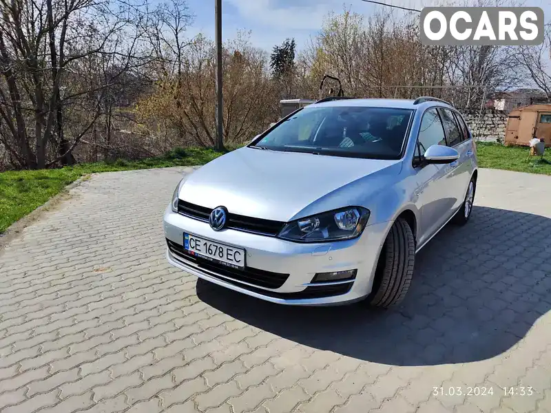 Універсал Volkswagen Golf 2014 1.6 л. Ручна / Механіка обл. Чернівецька, Сокиряни - Фото 1/21