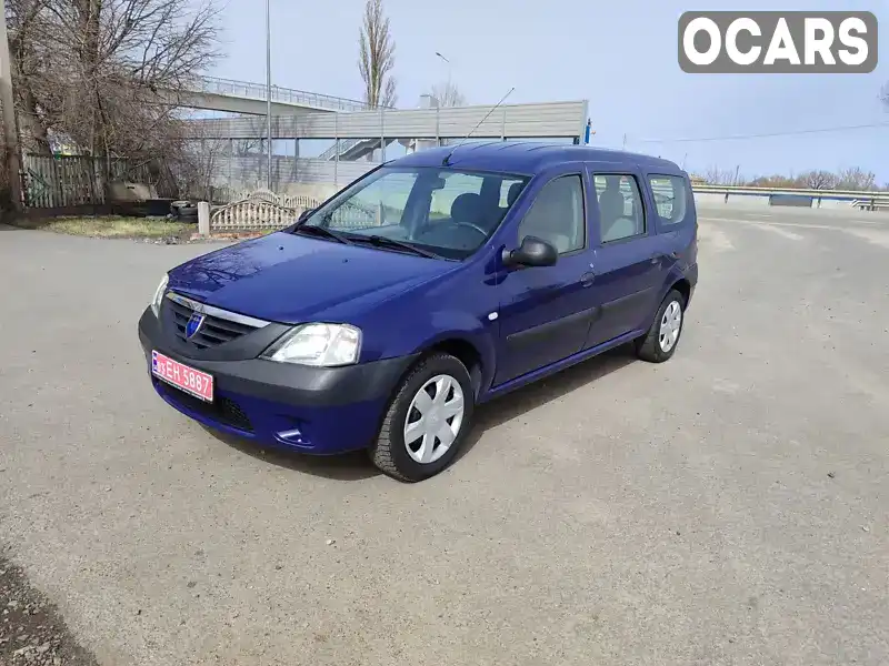 Универсал Dacia Logan MCV 2008 1.4 л. Ручная / Механика обл. Полтавская, Решетиловка - Фото 1/18