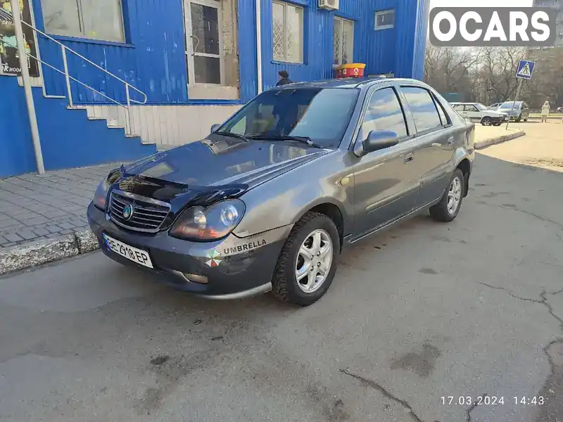 Седан Geely CK 2008 1.52 л. Ручна / Механіка обл. Миколаївська, Миколаїв - Фото 1/7