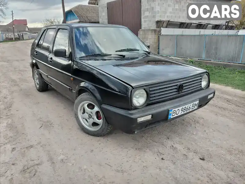 Хэтчбек Volkswagen Golf 1989 1.6 л. Ручная / Механика обл. Тернопольская, Борщев - Фото 1/14