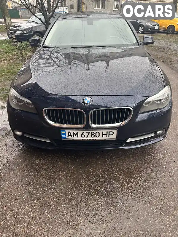 Седан BMW 5 Series 2016 3 л. Автомат обл. Житомирська, Житомир - Фото 1/13