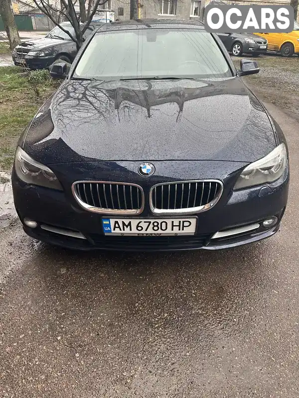 Седан BMW 5 Series 2016 3 л. Автомат обл. Житомирская, Житомир - Фото 1/13