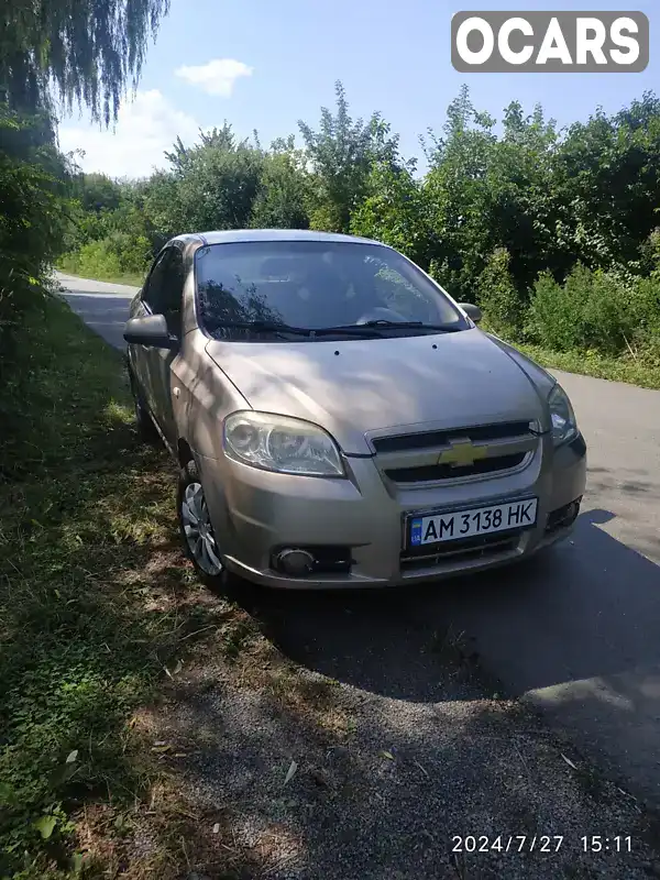 Седан Chevrolet Aveo 2008 1.6 л. Ручная / Механика обл. Житомирская, Бердичев - Фото 1/20