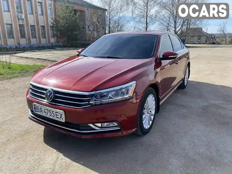 Седан Volkswagen Passat 2016 1.8 л. Автомат обл. Кировоградская, Бобринец - Фото 1/13