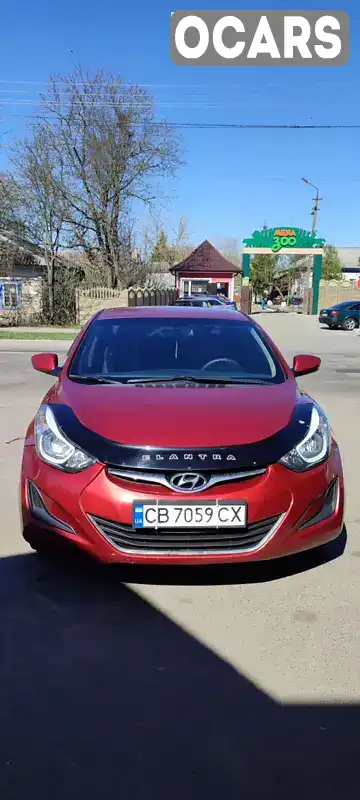 Седан Hyundai Elantra 2015 1.8 л. Автомат обл. Черниговская, Чернигов - Фото 1/9