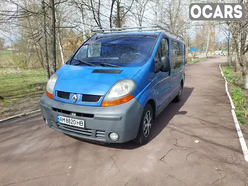 Мінівен Renault Trafic 2002 1.87 л. Ручна / Механіка обл. Житомирська, Коростень - Фото 1/21