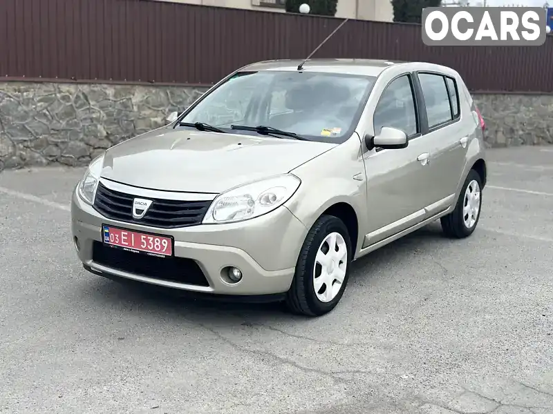 Хетчбек Dacia Sandero 2009 1.4 л. Ручна / Механіка обл. Хмельницька, Шепетівка - Фото 1/21