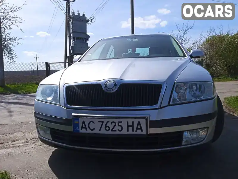 Лифтбек Skoda Octavia 2005 1.98 л. Ручная / Механика обл. Волынская, Горохов - Фото 1/17