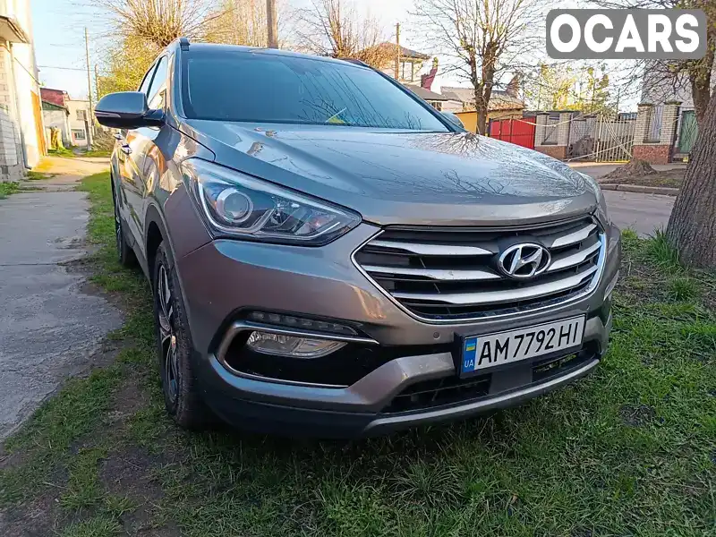 Позашляховик / Кросовер Hyundai Santa FE 2016 2.2 л. Автомат обл. Житомирська, Житомир - Фото 1/21