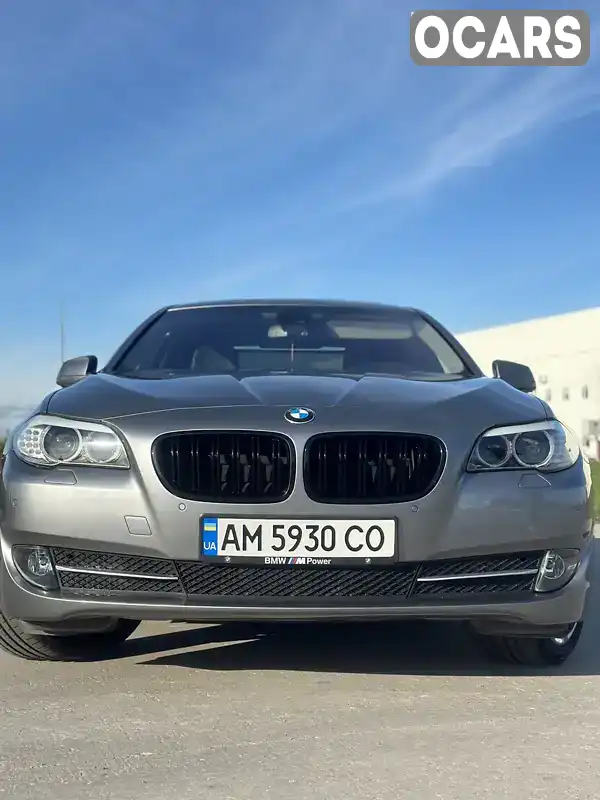 Седан BMW 5 Series 2012 2 л. Автомат обл. Житомирська, Коростень - Фото 1/21