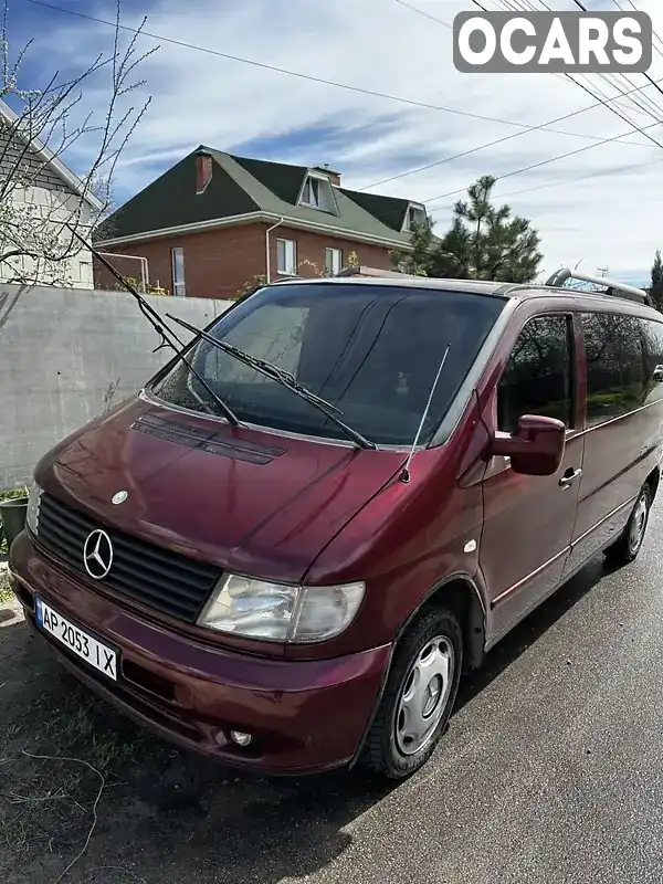 Мінівен Mercedes-Benz Vito 2000 2.1 л. Ручна / Механіка обл. Запорізька, Запоріжжя - Фото 1/9