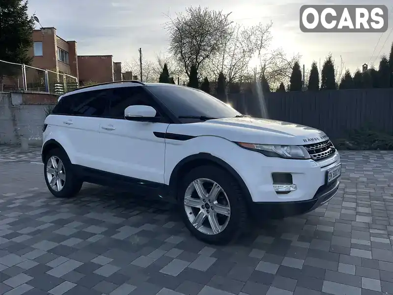 Внедорожник / Кроссовер Land Rover Range Rover Evoque 2013 2 л. Автомат обл. Ровенская, Ровно - Фото 1/21