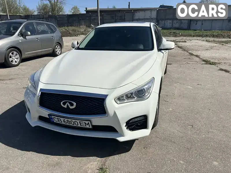 Седан Infiniti Q50 2013 3.7 л. обл. Черниговская, Чернигов - Фото 1/12