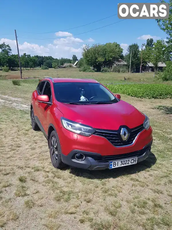 Позашляховик / Кросовер Renault Kadjar 2016 1.46 л. Автомат обл. Полтавська, Полтава - Фото 1/18