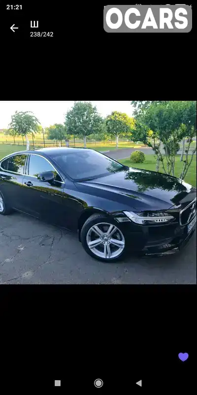 Седан Volvo S90 2017 1.97 л. обл. Одеська, Одеса - Фото 1/21