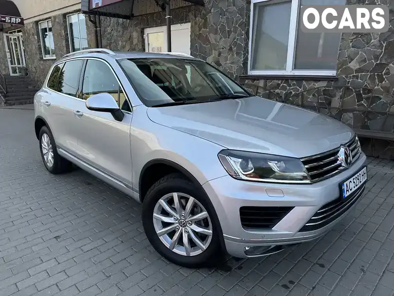 Внедорожник / Кроссовер Volkswagen Touareg 2016 3.6 л. Автомат обл. Волынская, Владимир-Волынский - Фото 1/21