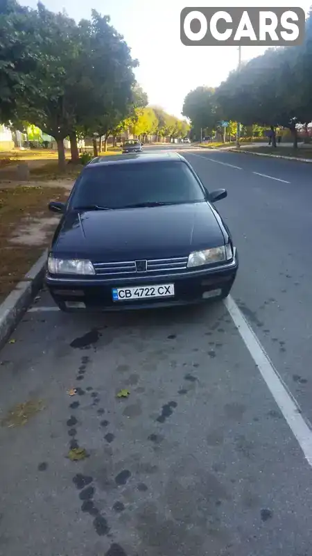 Седан Peugeot 605 1991 2 л. обл. Чернігівська, Городня - Фото 1/3