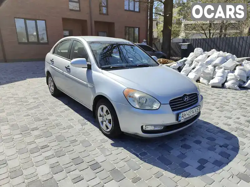 Седан Hyundai Accent 2008 1.4 л. Ручная / Механика обл. Киевская, Ирпень - Фото 1/17