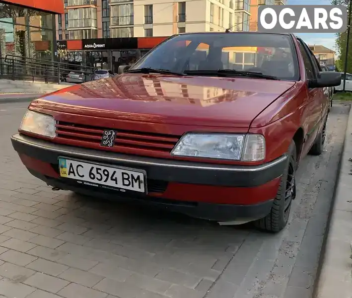 Седан Peugeot 405 1991 1.6 л. Ручна / Механіка обл. Волинська, Луцьк - Фото 1/17