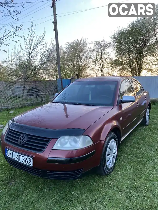 Седан Volkswagen Passat 2001 1.9 л. Ручная / Механика обл. Тернопольская, Бучач - Фото 1/14