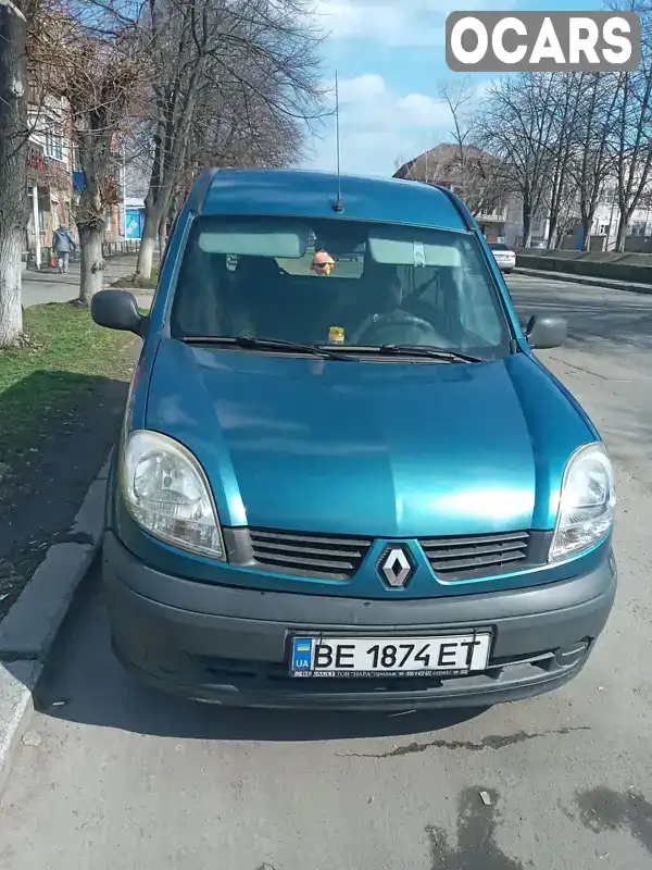 Мінівен Renault Kangoo 2008 1.39 л. Ручна / Механіка обл. Миколаївська, Первомайськ - Фото 1/19