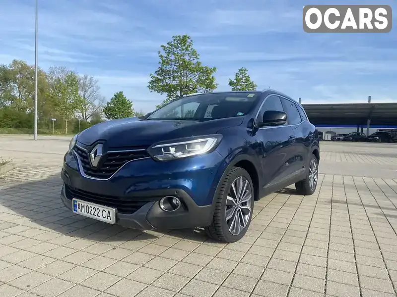 Внедорожник / Кроссовер Renault Kadjar 2015 1.46 л. Автомат обл. Житомирская, Житомир - Фото 1/21