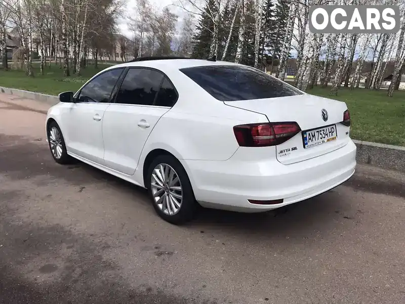 Седан Volkswagen Jetta 2016 1.8 л. Автомат обл. Житомирська, Житомир - Фото 1/21