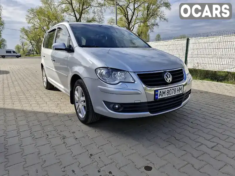 Мінівен Volkswagen Touran 2008 1.97 л. Ручна / Механіка обл. Житомирська, Коростень - Фото 1/21