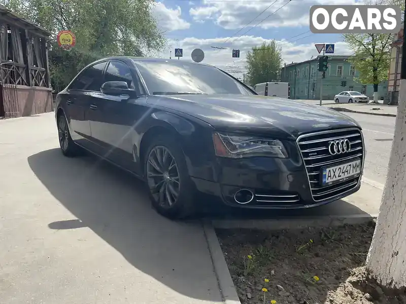 Седан Audi A8 2012 3 л. Автомат обл. Харьковская, Харьков - Фото 1/13