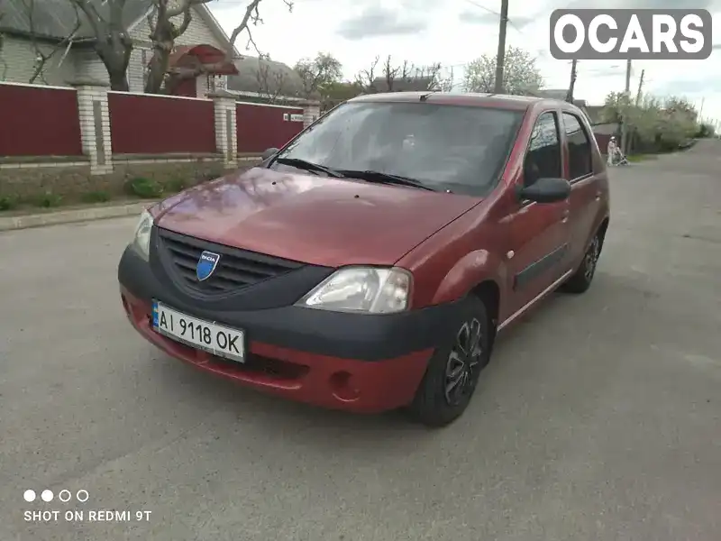 Седан Dacia Logan 2006 1.39 л. обл. Київська, Біла Церква - Фото 1/18