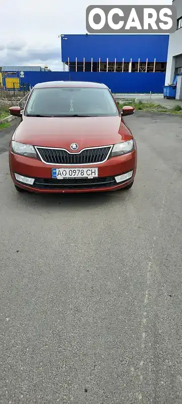 Ліфтбек Skoda Rapid 2017 1.2 л. Ручна / Механіка обл. Закарпатська, Мукачево - Фото 1/7