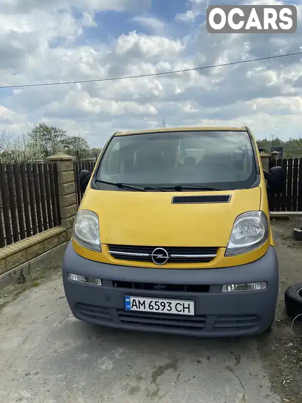 Мінівен Opel Vivaro 2004 1.9 л. Ручна / Механіка обл. Житомирська, Звягель - Фото 1/15