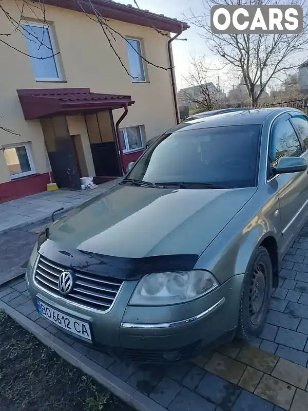 Седан Volkswagen Passat 2003 2 л. Ручна / Механіка обл. Тернопільська, Тернопіль - Фото 1/6